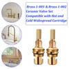 HAUKING Brass 1-001 & 1-002 Ceramic Valve Set, Compatible with