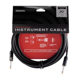 D'Addario | American Stage Cable | Cable para Instrumento | 6 M | PW-AMSG-20