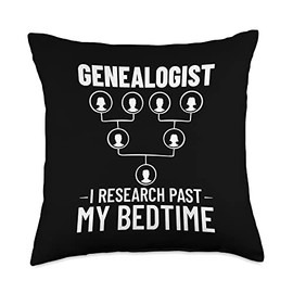 Genealogy Research Dna Test Family Tree History Ancestry Throw Pillow