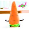 Tikwisdom Pre-Kindergarten Toys soft toys lumbar pillow,Carrot, stuffed toys Orange