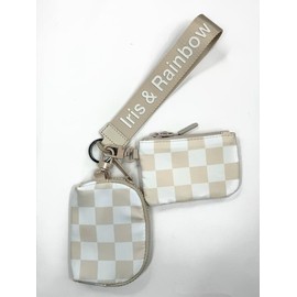 The Iris Pouch Wristlet (#8049-2) Simplify Your Routine:_Black Checkered