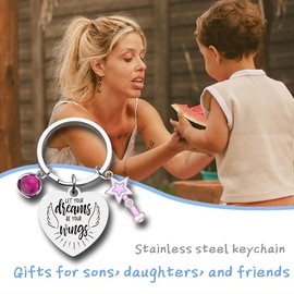 Best Friend Christmas Inspirational Gifts for Daughter Sister Best Friend Keychain Gift for Granddaughter Niece Encouragement Motivational Gifts for Friend Coworker Cheer up Gifts for Sister Key Chain