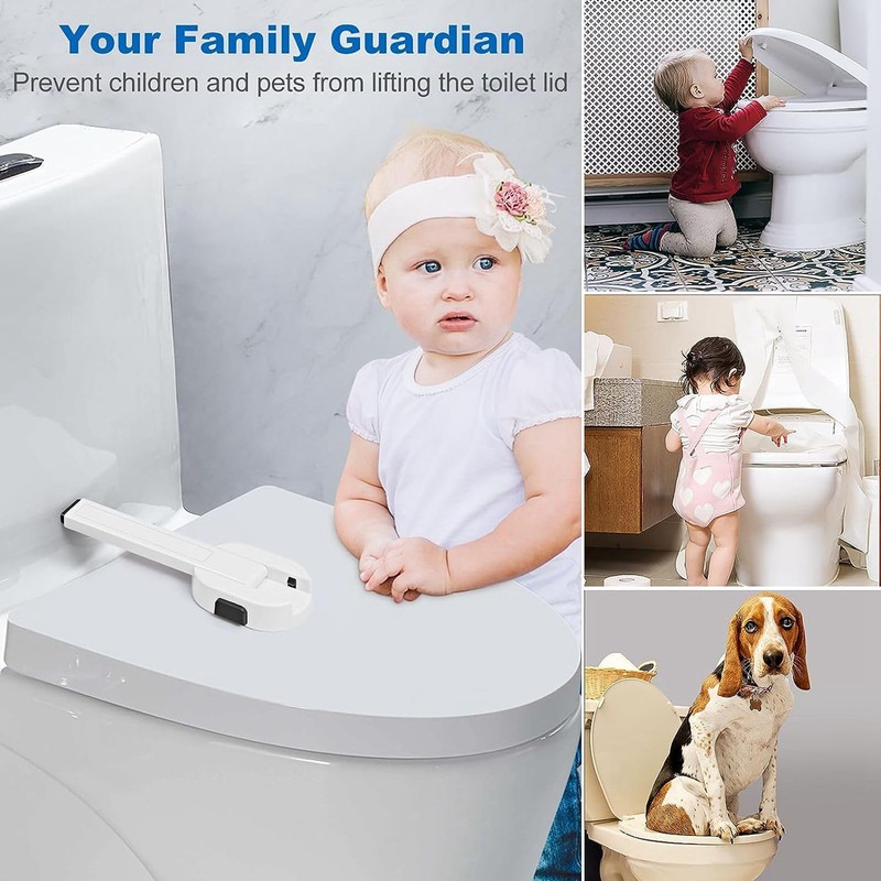 Toilet Locks, Child Safe, Easy Installation, Toilet Lid, Locker, Child