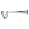Brass Sink Drain Tubing Set Silver Slick Finish No Ageing