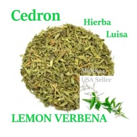 alfabel CEDRON 1/4 oz NO PALOS PURA HOJAS ENTERAS Hierba Luisa LEMON VERBENA 1/4 oz