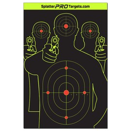 12x18 Splatter Targets. Shots Burst with a Bright Splatter Upon Impact. Instantly See Your Shots.