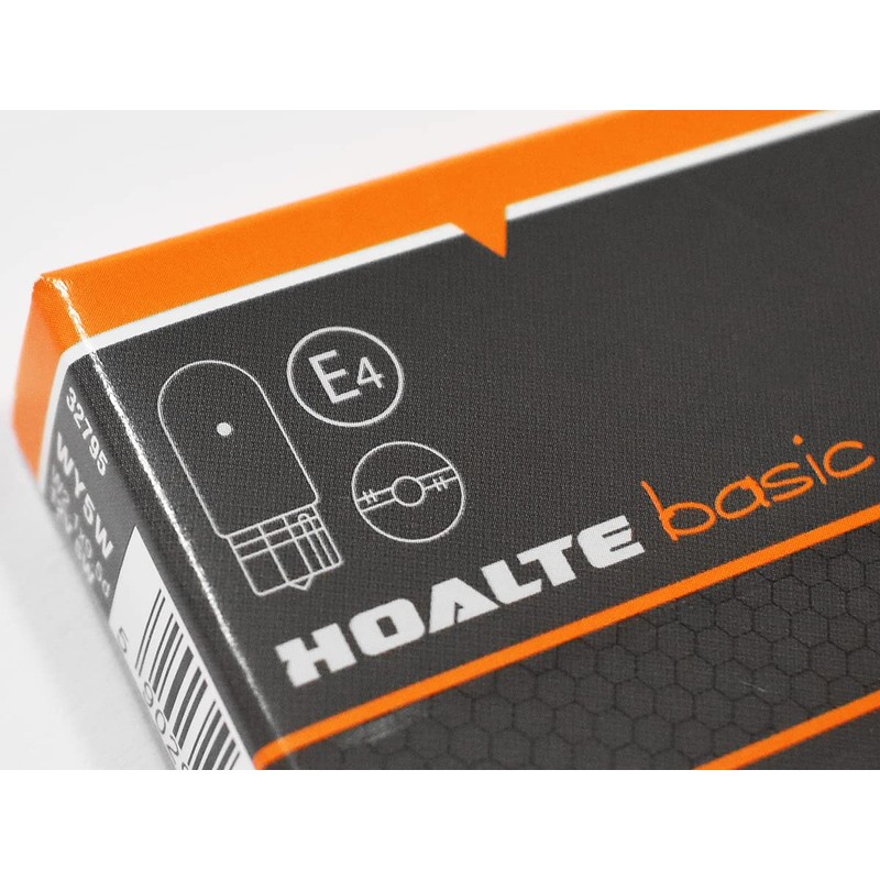 HOALTE WY5W Indicator Light W2.1 x 9.5d 12V 5W Amber