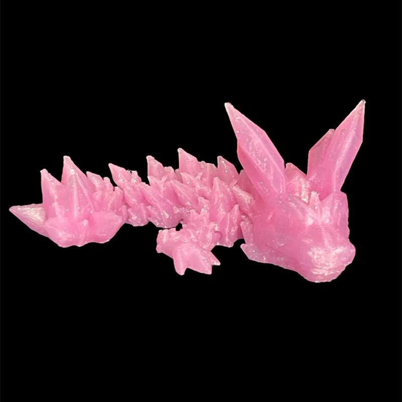 Tumbler Straw Buddy Dragon Guardian Straw Figurine 3D Printed:_Clover Dragon