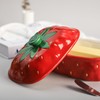 Bicuzat Ceramic Butter Dish with Lid Butter Keeper Butter Plate