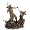 Veronese Design 9 1/4 Inch Poseidon with Trident Standing On