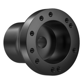 Drive-up Golf Cart Steering Wheel Adapter, EZGO Steering Wheel Adapter for EZGO TXT and EZGO RXV Models-Black