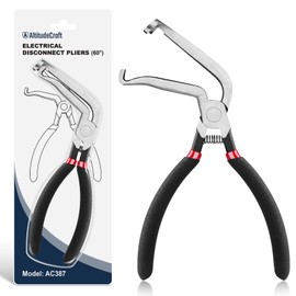 AltitudeCraft 60° Angled Electrical Disconnect Pliers, Auto Connector Release Tool for Fuel Injectors, MAF Sensors and Coils