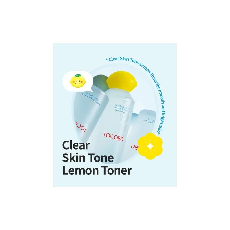 Tocobo Aha Bha Lemon Toner - Tónico Exfoliante De Limon