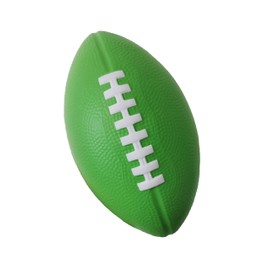 LMC Products - Pelotas de fútbol de espuma para deportes de fútbol (7,25 pulgadas, fácil agarre), Verde, 7.25 Inches