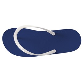 SEAC Ibiza, Infradito Unisex Leggere e Antiscivolo per Mare, Piscina e Barca, Resistenti e ad Asciugatura Rapida, Ideali per Uomo, Donna e Bambino, Blu/Bianco, 35/36