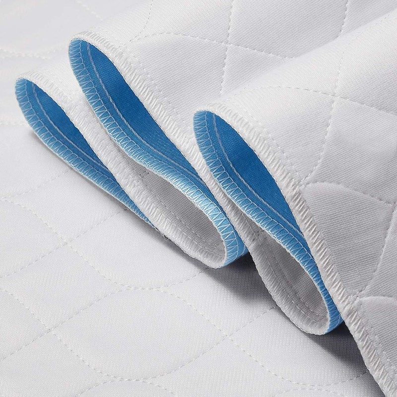 Pack of 2 Washable Bed Protector, Reusable Incontinence Bed Pads,