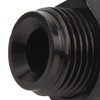 Fuel Cell Bulkhead Fitting with PTFE Washer Black Anodized 6061‑T6