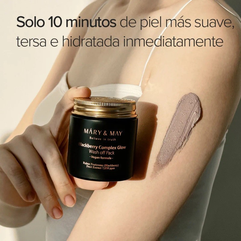 🔥 Mary & may blackberry complex glow gel facial 125g