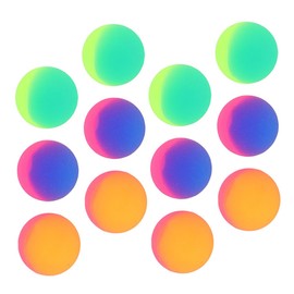 WOONEKY 18pcs Colorful Rubber Bouncy Balls for Pets Party Favors for Birthdays School Events Carnival Rewards Classroom Activities Outdoor Games