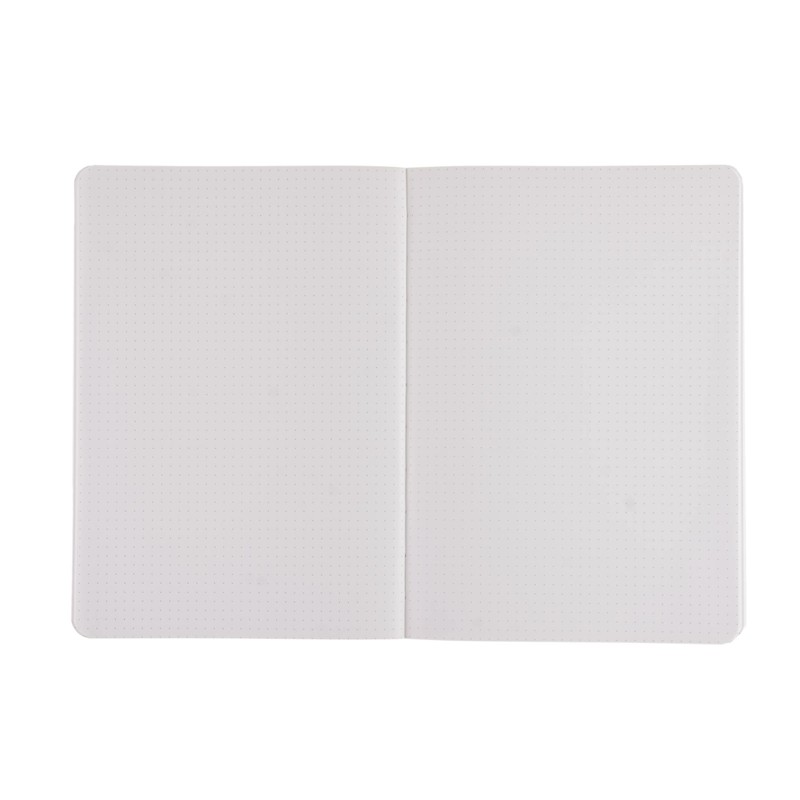 Fabriano Ecoqua Plus Fabric-Bound Notebook, 5.8" x 8.3", A5, Dotted,