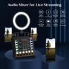 Koitmy Audio Mixer Potable Dj Sound Board Plug Play Voice