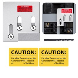HFDCHBS Generator Interlock Kit Compatible with Square D QO or Homeline 150 or 200 amp panels，1 3/8 inches Spacing between main and generator breaker