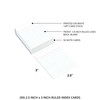Home Advantage Ruled White Index Cards, File Lined Note Cards
