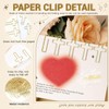 120PCS Gold Cross Paper Clips Bulk, Cross Paper Clips for