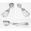 Solula 18/8 Stainless Steel Large Ice Cream Scoop Disher Melon