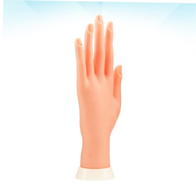 Beavorty Manicure Training Hand Nail Art Practice Lightweight Reusable Nail