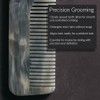 Beard & Moustache Pocket Comb - Handmade Cellulose Acetate -