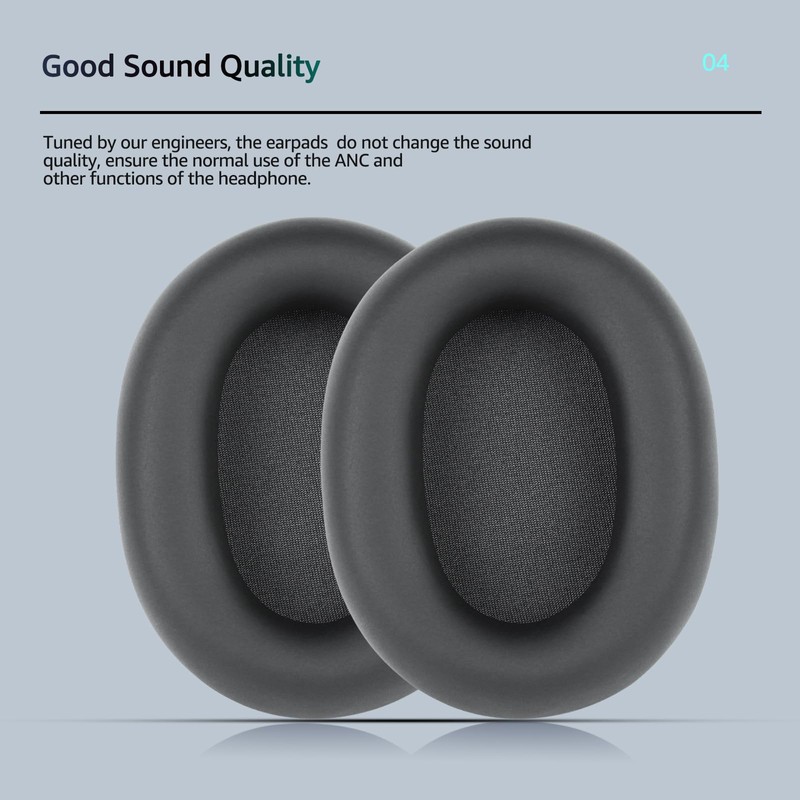 Wzsipod Replacement Ear Pads for Sony WH-1000XM5 – Premium PU