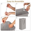 efluky Slim Laundry Basket with Lid, Narrow Laundry Hamper with