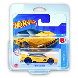 Hot Wheels '90 Acura NSX (Yellow) 6/10 HW J-Imports 2022-144/250 (Short Card) *** COMES IN A KLAS CAR KEEPER PROTECTIVE COLLECTORS CASE *** HCX58