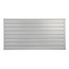 HandiSOLUTIONS 4x2 Framed HandiWALL Kit, Gray PVC Slatwall Garage Wall