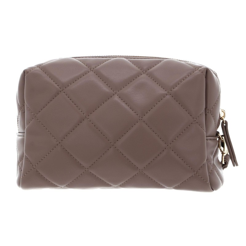 VALENTINO Ocarina Soft Cosmetic Case Taupe, taupe