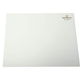 Bergeon 7808-B Worktop - An Essential Underlay for Various Repairs - Made of Soft Flexible Plastic - Non-Slip Base - White