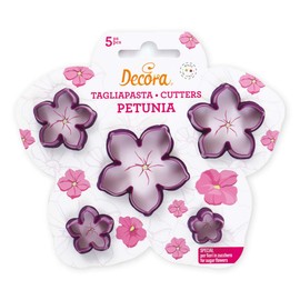 Decora Cutters Petunia Kit, Purple, 11.5 x 11.5 x 3 cm