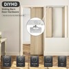 DIYHD 60" Commercial Grade Aluminum Pocket Door Track Kit,Ceiling Mount
