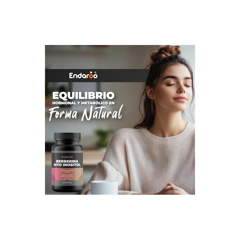 Berberina Myo Inositol Fórmula Combinada Bienestar Metabólico Equilibrio Hormonal Vitalidad