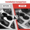 Jimen Compatible with Jeep Grand Cherokee 2011-2021, Front Cup Holder