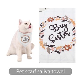 EMSea Dog Bandana Large Sister Triangle Scarf Pet Bib Dog Bandana Medium Dog Clothes Photo Shooting Party Wedding