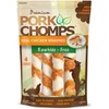 Pork Chomps Baked Pork Skin Dog Chews, 6-inch Twists, Real