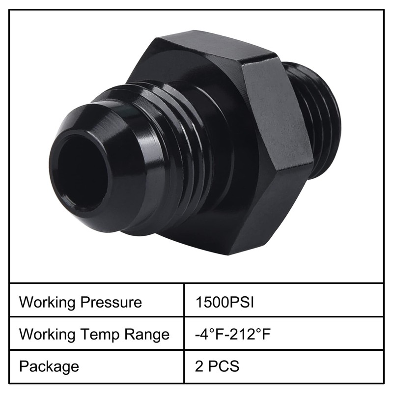 EVIL ENERGY 6AN Male Flare to M12 x 1.25mm Male