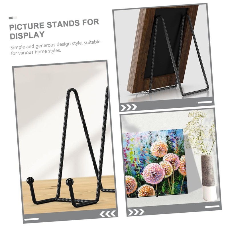 BIUDECO Strong Plate Holder Stand Picture Frame Display Mini Plate