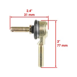 Replacement Steering Tie Rod And Tie Rod End for Suzuki LT250 R Quadracer 250 2X4 1985-1986