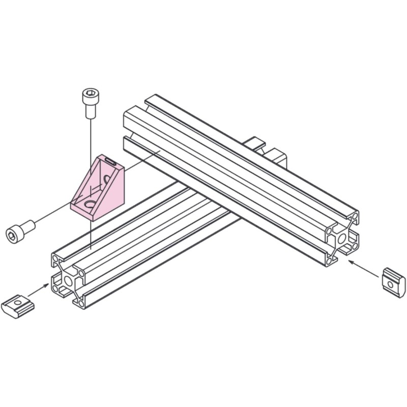 SUS (エスユウエス) D Bracket Cross S SFJ-045, Pack of 10
