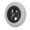 6in Electric Wheelchair Wheel Noiseless Aluminum Alloy Hub Rubber Inflatable