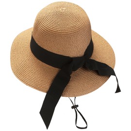 1 Piece Women's Sun Hat, Women's Sun Hat, Summer Hat, Cowboy Hat, UPF 50+ Sun Protection Hat, Uv Protection Sun Hat, Perfect for Vacation, Beach Beige