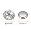 sourcing map 200pcs Crystal Rivets 10mm Rhinestone Rivets Rapid Stud